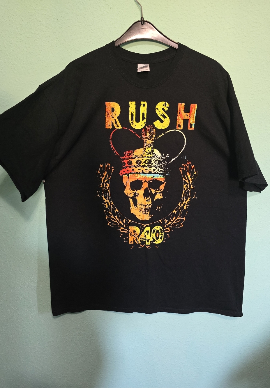 Rush R40 Skull Crown Graphic Tee - 2x Never Worn 2015 Tour